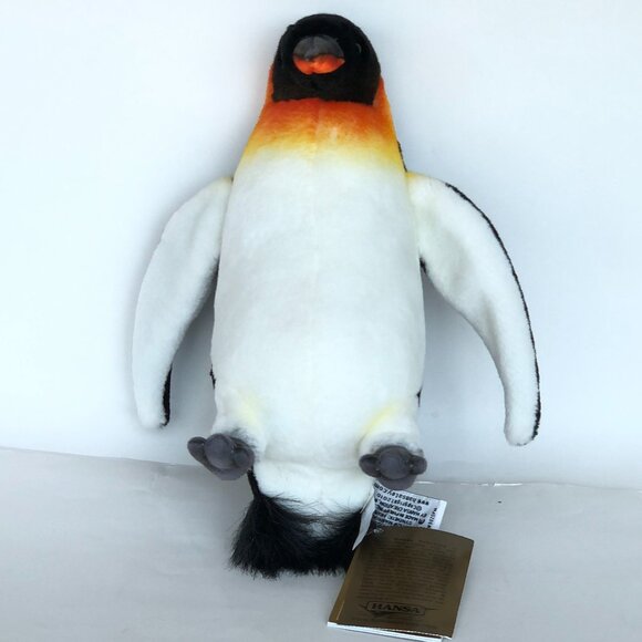 Hansa Plush New w/ Tag Handcrafted Emperor Penguin - 24 cm (3159) - Picture 7 of 14